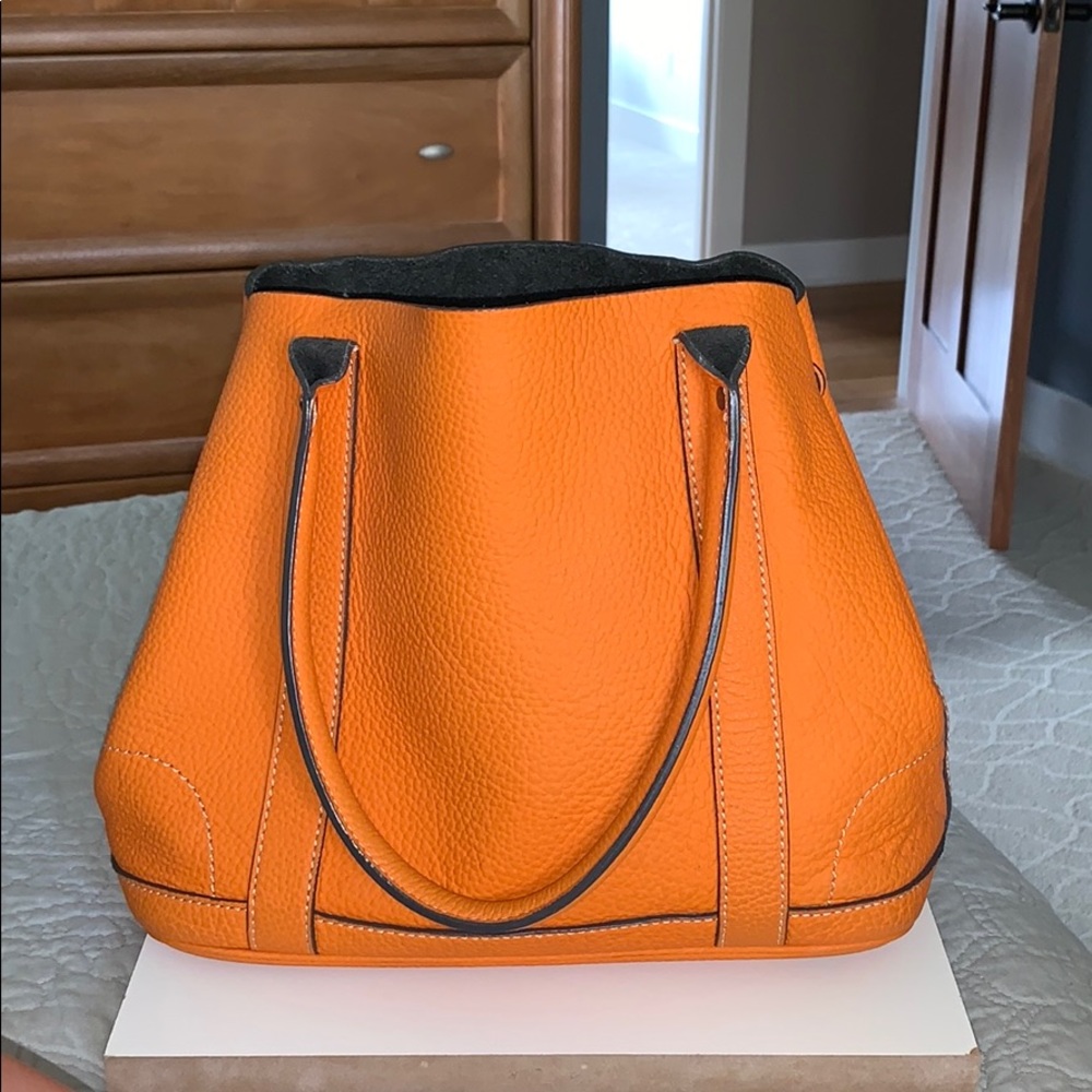 Borge Garveri J Crew Uptown Orange Tote